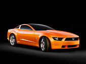 AUT 09 RK1050 01
Italdesign Mustang Concept By Giugiaro Orange 3/4 Front View Studio