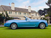 AUT 09 RK1062 01
Rolls-Royce Hyperion By Pininfarina Concept Car Blue On Lawn By Mansion Profile
