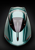 AUT 09 RK1119 01
2008 Alfa Romeo Bertone B.A.T. 11 DK Tuscan Green Overhead View Studio