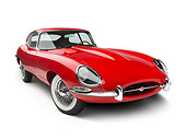 AUT 12 RK0346 01
1966 Jaguar XKE Coupe Red 3/4 Front View On White Seamless