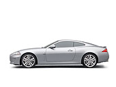 AUT 12 RK0360 01
2011 Jaguar XKR Coupe Silver Profile View On White Seamless