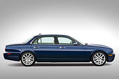 AUT 12 IZ0002 01
2009 Jaguar XJ8L Blue Profile View Studio