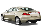 AUT 12 IZ0011 01
2011 Jaguar XF Premium Luxury Champagne 3/4 Rear View Studio