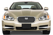 AUT 12 IZ0013 01
2011 Jaguar XF Premium Luxury Champagne Head On View Studio