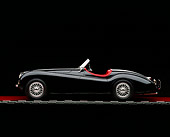 AUT 12 RK0198 03
1954 Jaguar XK120 M Roadster Black Profile Checkered Line Studio
