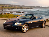 AUT 12 RK0228 01
2007 Jaguar XK Convertible Blue 3/4 Front View On Pavement