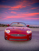 AUT 12 RK0279 01
2007 Jaguar XKR Convertible Red Head On View On Pavement