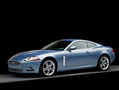AUT 12 RK0282 01
2008 Jaguar XKR Coupe Blue 3/4 Front View Studio