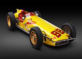 AUT 13 BK0009 01
1958 Quinn Epperly Demler Special Yellow 3/4 Front View In Studio