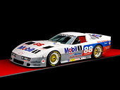 AUT 13 RK0297 01
1988 Chevrolet Corvette Mobil 1 Race Car White 3/4 Front View Studio