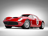 AUT 13 RK0322 01
1965 Iso Rivolta Daytona Red 3/4 Front View On White Seamless