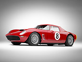 AUT 13 RK0324 01
1965 Iso Rivolta Daytona Red 3/4 Side View On White Seamless