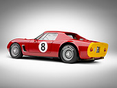 AUT 13 RK0325 01
1965 Iso Rivolta Daytona Red 3/4 Rear View On White Seamless
