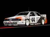 AUT 13 RK0336 01
1989 Audi 200 Quattro Trans Am White, Orange And Black 3/4 Front View In Studio