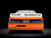 AUT 13 RK0339 01
1989 Audi 200 Quattro Trans Am White, Orange And Black Rear View In Studio