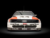 AUT 13 RK0340 01
1989 Audi 200 Quattro Trans Am White, Orange And Black Head On View In Studio