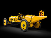 AUT 13 RK0353 01
1911 Marmon Wasp Yellow 3/4 Rear View In Studio