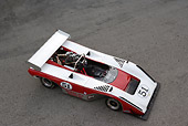 AUT 13 RK0057 01
1971 Lola T222 Race Car Overhead 3/4 Side View On Pavement