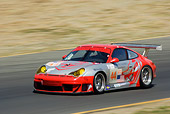 AUT 13 RK0076 01
Porsche 911 GT3 RSR Red Race Car 3/4 Side View On Track