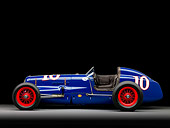 AUT 13 RK0219 01
1938 Sparks-Thorne Indy 500 Race Car Blue Profile View Studio