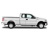 AUT 14 IZ0071 01
2010 Ford F-150 XL Supercab Pickup Truck White Profile View Studio