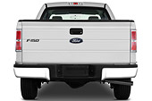 AUT 14 IZ0076 01
2010 Ford F-150 XL Supercab Pickup Truck White Rear View Studio