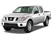 AUT 14 IZ0080 01
2012 Nissan Frontier SE Crew Cab Pickup Truck Silver 3/4 Front View Studio