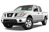 AUT 14 IZ0082 01
2012 Nissan Frontier SE Crew Cab Pickup Truck Silver 3/4 Front View Studio
