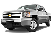AUT 14 IZ0098 01
2011 Chevrolet Silverado Pickup Truck Hybrid Gray 3/4 Front View Studio