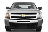 AUT 14 IZ0101 01
2011 Chevrolet Silverado Pickup Truck Hybrid Gray Front View Studio