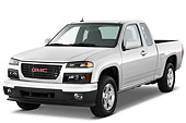AUT 14 IZ0104 01
2011 GMC Canyon SLE Pickup Truck Silver 3/4 Front View Studio