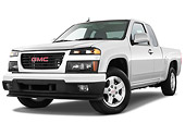 AUT 14 IZ0106 01
2011 GMC Canyon SLE Pickup Truck Silver 3/4 Front View Studio