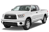 AUT 14 IZ0118 01
2013 Toyota Tundra Pickup Truck White 3/4 Front View Studio