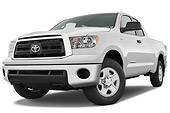 AUT 14 IZ0119 01
2013 Toyota Tundra Pickup Truck White 3/4 Front View Studio