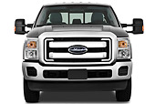 AUT 14 IZ0123 01
2013 Ford F-250 SD Crew Cab 4X4 Pickup Truck Silver Front View On White Seamless
