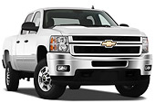 AUT 14 IZ0134 01
2013 Chevrolet Silverado 2500LT Crew Cab Pickup Truck White 3/4 Front View On White Seamless