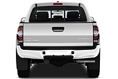 AUT 14 IZ0146 01
2011 Toyota Tacoma PreRunner Off Road Double Cab Silver Rear View On White Seamless