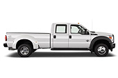AUT 14 IZ0148 01
2013 Ford F-450 Crew Cab White Profile View On White Seamless