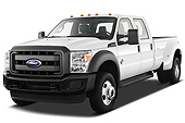 AUT 14 IZ0149 01
2013 Ford F-450 Crew Cab White 3/4 Front View On White Seamless