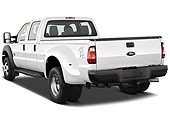 AUT 14 IZ0152 01
2013 Ford F-450 Crew Cab White 3/4 Rear View On White Seamless