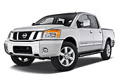 AUT 14 IZ0005 01
2010 Nissan Titan SE Crew Cab Pickup Truck White 3/4 Front View Studio