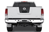 AUT 14 IZ0007 01
2010 Nissan Titan SE Crew Cab Pickup Truck White Rear View Studio
