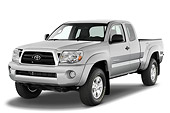 AUT 14 IZ0010 01
2010 Toyota Tacoma Access Cab Pickup Truck Silver 3/4 Front View Studio