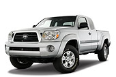 AUT 14 IZ0011 01
2010 Toyota Tacoma Access Cab Pickup Truck Silver 3/4 Front View Studio