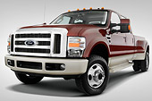 AUT 14 IZ0019 01
2010 Ford F-350 Crew Cab Pickup Truck Maroon 3/4 Front View Studio