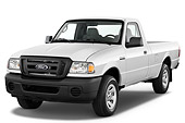 AUT 14 IZ0032 01
2008 Ford Ranger XL Pickup Truck White 3/4 Front View Studio