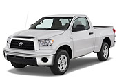 AUT 14 IZ0036 01
2008 Toyota Tundra Pickup Truck White 3/4 Front View Studio
