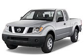 AUT 14 IZ0037 01
2008 Frontier King Cab Pickup Truck Silver 3/4 Front View Studio