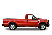 AUT 14 IZ0051 01
2010 Ford F-250 Red Profile View Studio