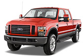 AUT 14 IZ0052 01
2010 Ford F-250 Crew Cab Red 3/4 Front View Studio